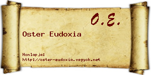 Oster Eudoxia névjegykártya